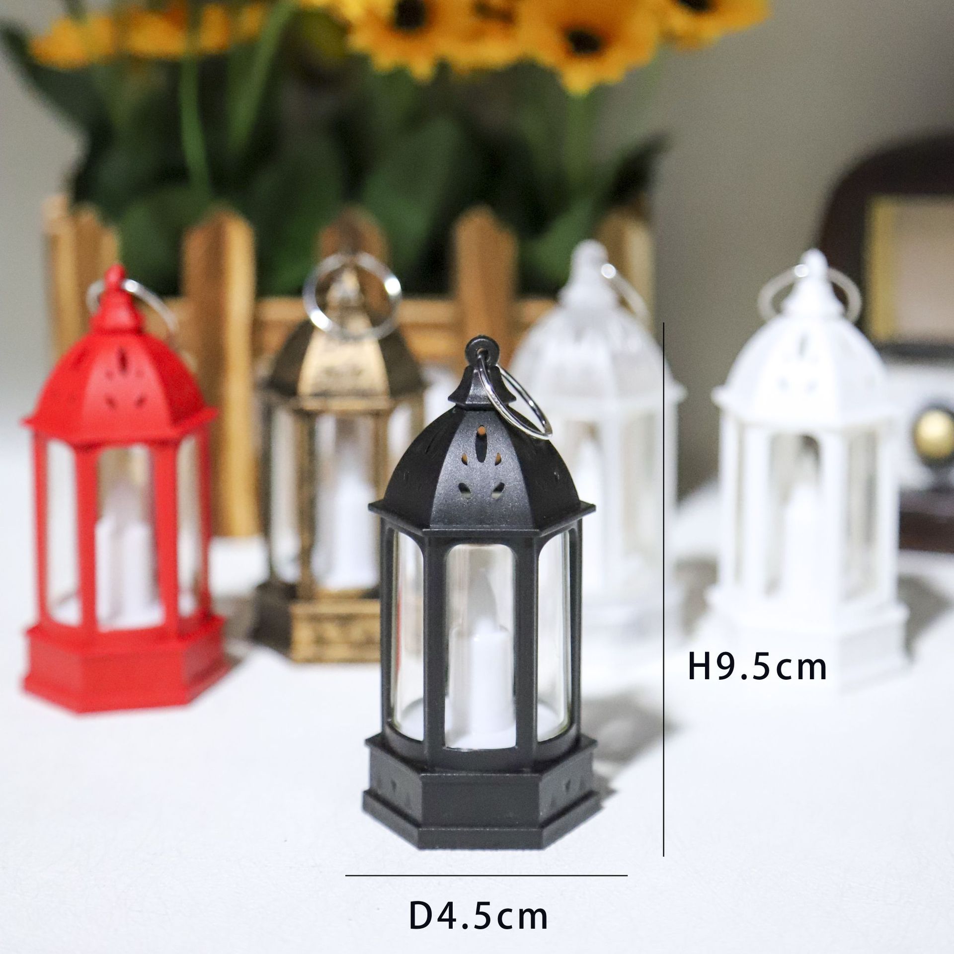 Silk Candle - ไฟบรรยากาศสร้างสรรค์ขนาดเล็ก ไฟเทียนอิเล็กทรอนิกส์สไตล์เรโทรสำหรับคริสต์มาส ของตกแต่งเชิงเทียน โคมไฟน้ำมันขนาดเล็กสำหรับตั้งโต๊ะ