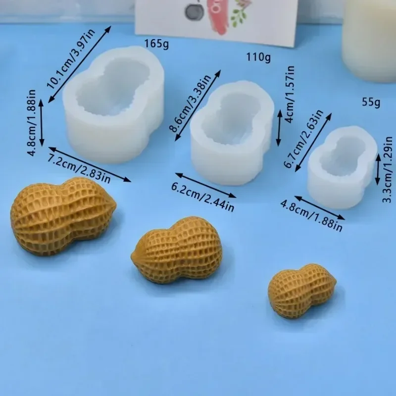 แม่พิมพ์ซิลิโคนรูปถั่วลิสง 3 ช - Candle Molds บทวิจารณ์และราคา