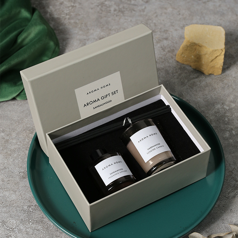 2 ชิ้นชุดกล่องของขวัญน้ํามันหอ - Candle Containers บทวิจารณ์และราคา