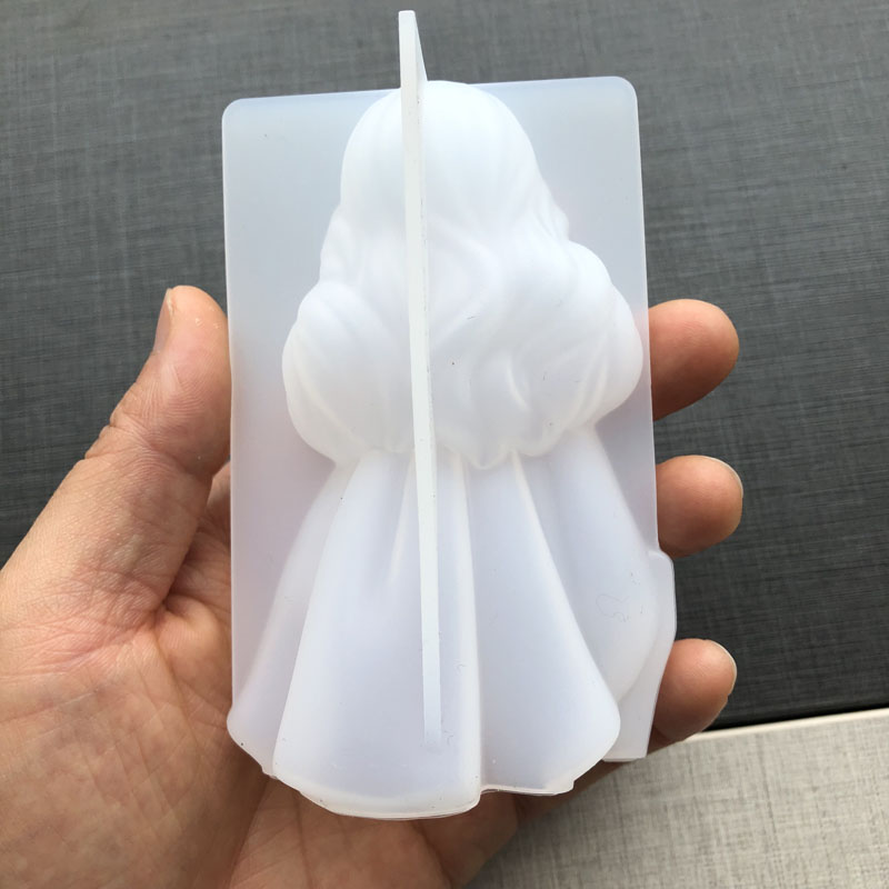3D น่ารักเจ้าหญิงซิลิโคนเทียนแ - Candle Molds บทวิจารณ์และราคา