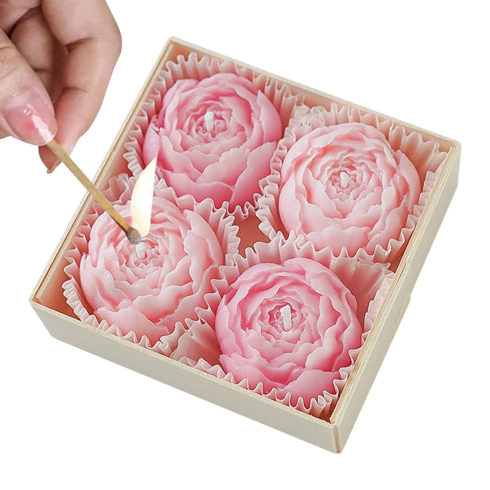 เทียนไขถั่วเหลืองรูปดอกไม้สร้า - Soy Wax บทวิจารณ์และราคา