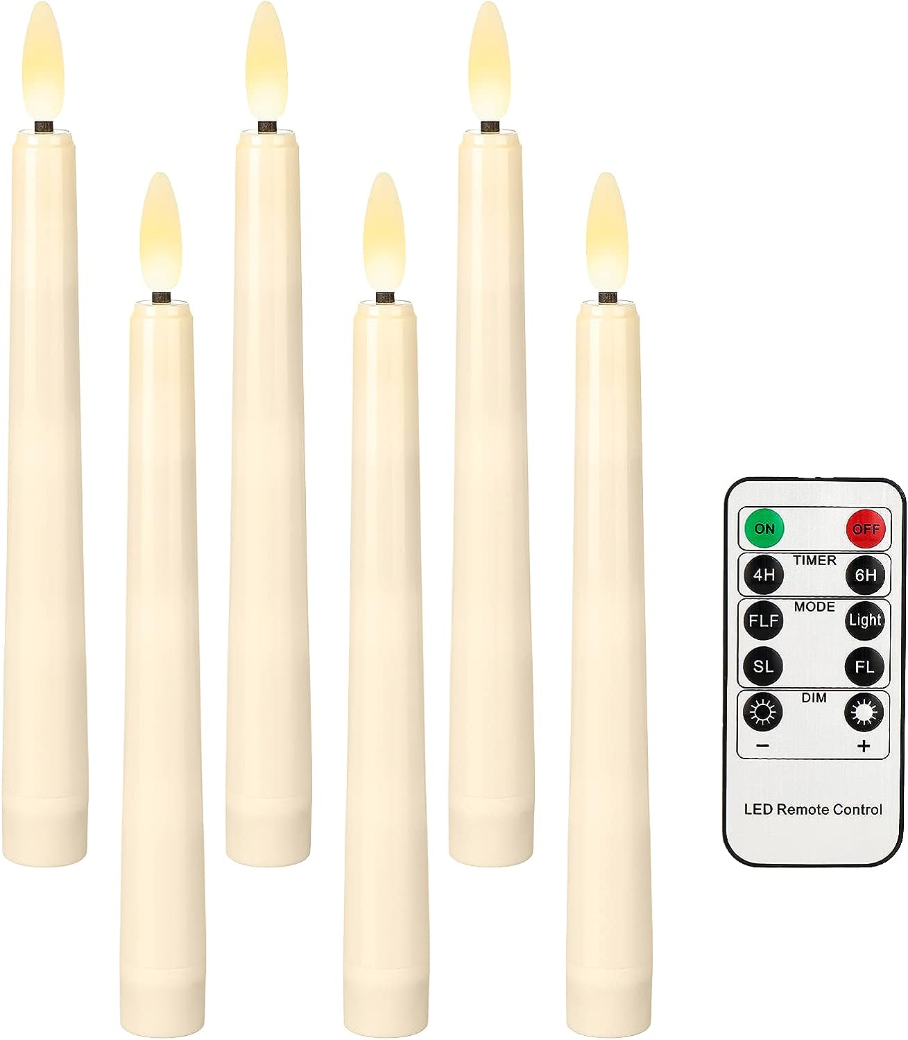 เทียน LED ขนาด 8 นิ้ว แบบกระพร - Candle Wick บทวิจารณ์และราคา