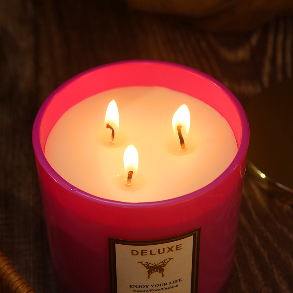 เทียนหอมแก้วฝาทอง 400 กรัม สำห - Soy Wax บทวิจารณ์และราคา