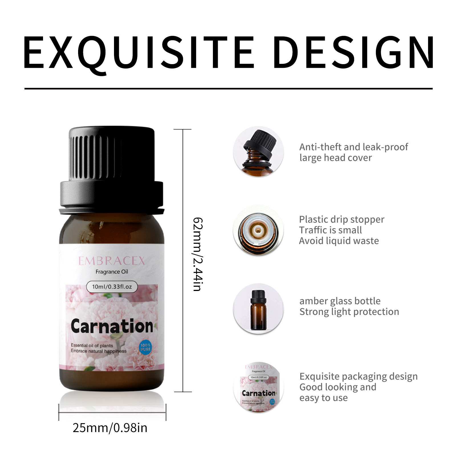 น้ำมันหอมคาร์เนชั่น 10 มล. กลิ - Candle Fragrance บทวิจารณ์และราคา