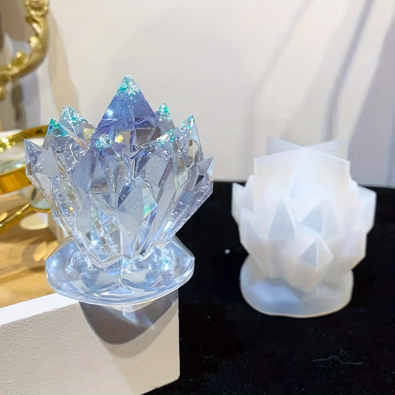 1 pcCrystal Cluster ตกแต่งแม่พ - Candle Molds บทวิจารณ์และราคา