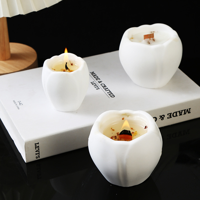เทียนอโรมาสำหรับตกแต่งบ้าน รูป - Soy Wax บทวิจารณ์และราคา