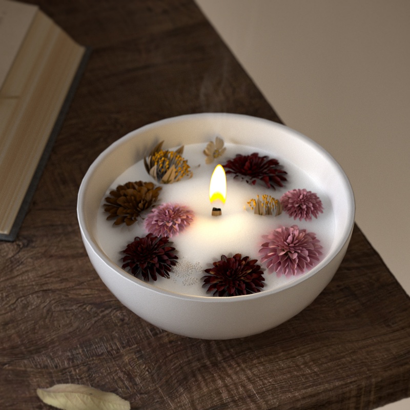 รอบเทียนชามคอนกรีตแม่พิมพ์ซิลิ - Candle Containers บทวิจารณ์และราคา